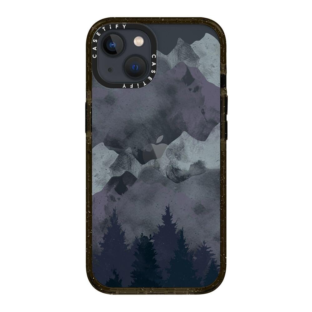 CASETiFY Impact - Funda para iPhone 13 [protección contra caídas de 6.5 pies] - Funda transparente Winter Tale
