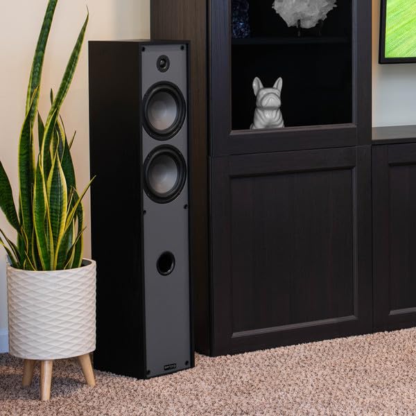 Altavoces de Torre Dayton Audio Negro Classic T65