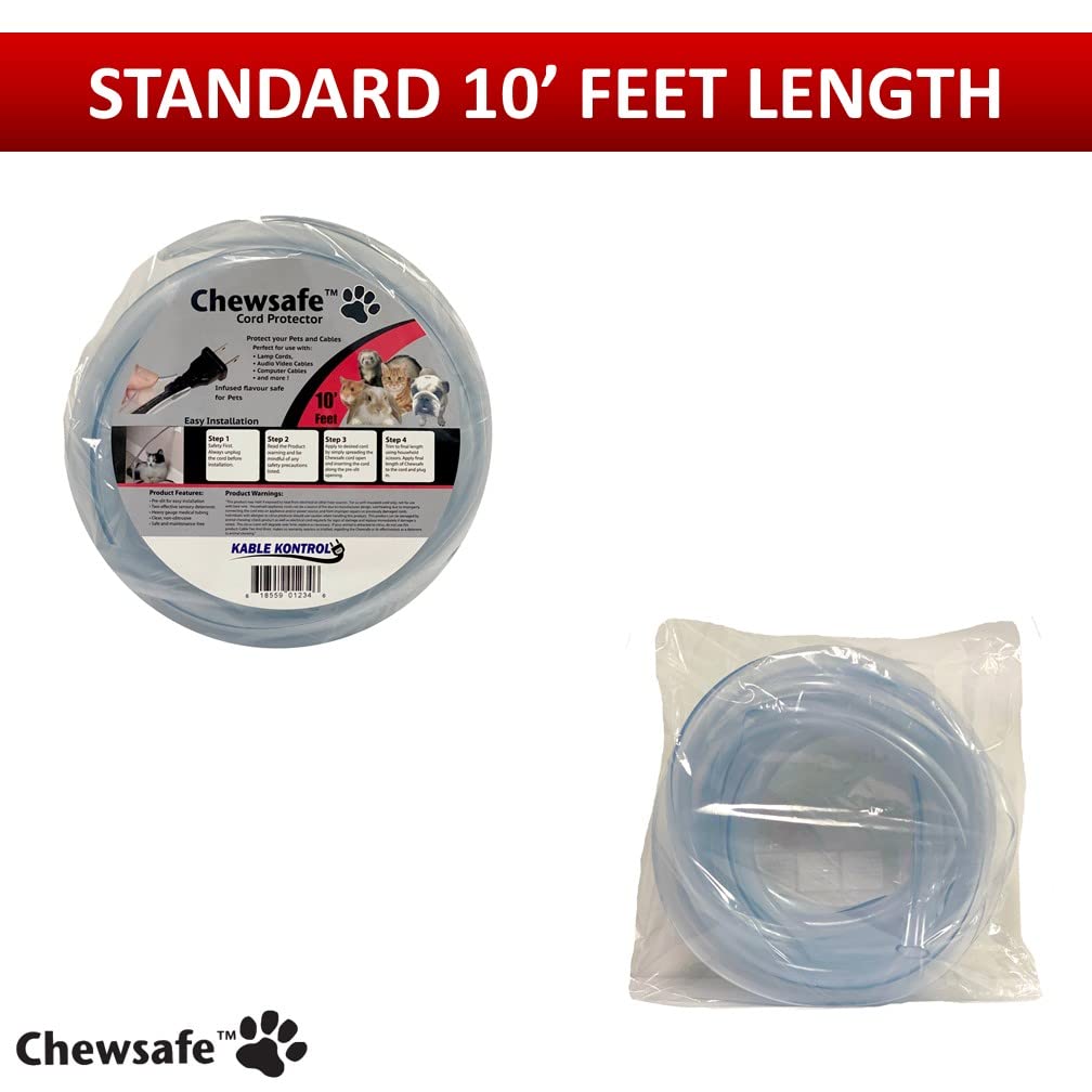 Chewsafe Cord Cover Discourages Pets That Chew