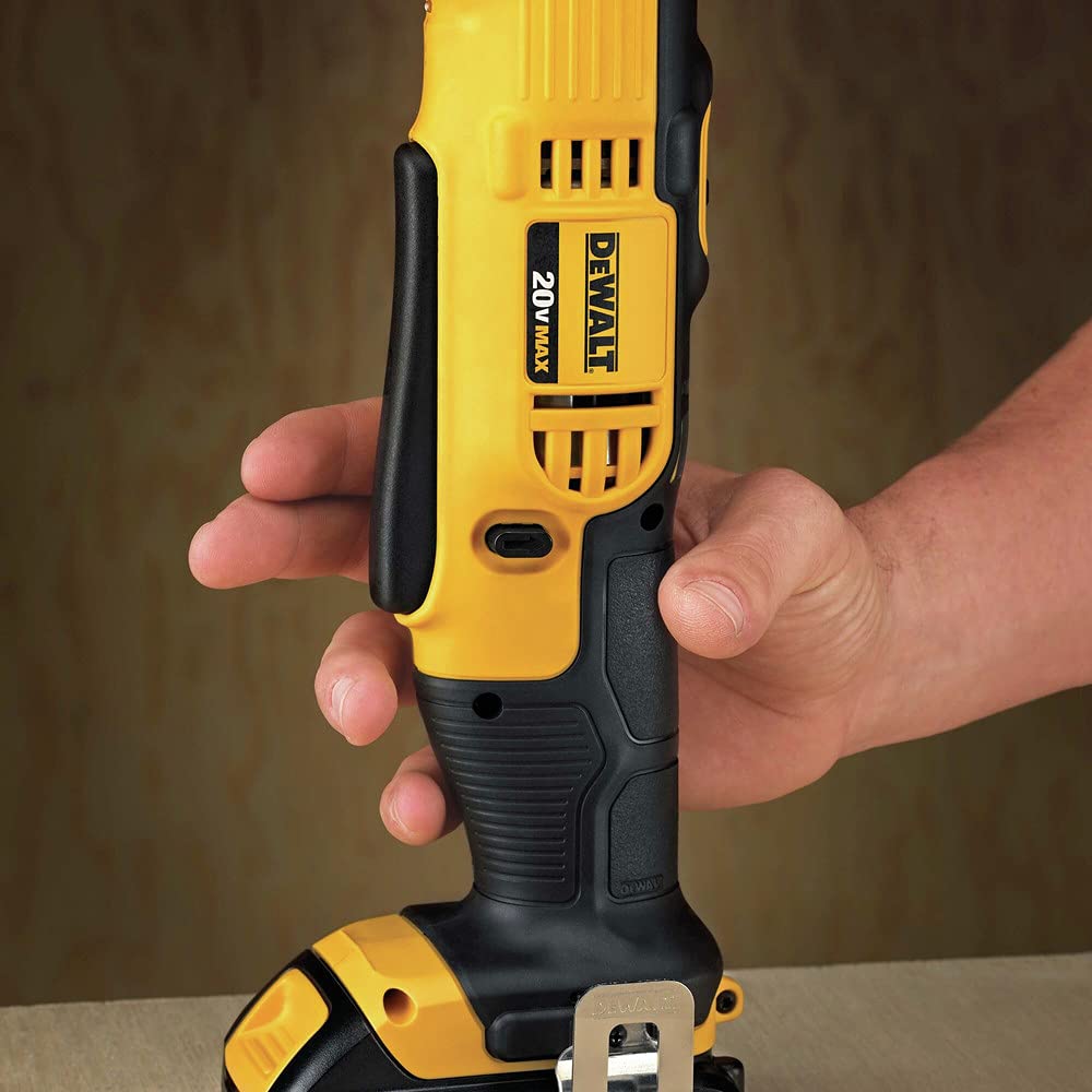 DEWALT 20V MAX Right Angle Cordless Drill/Driver Kit (DCD740C1)