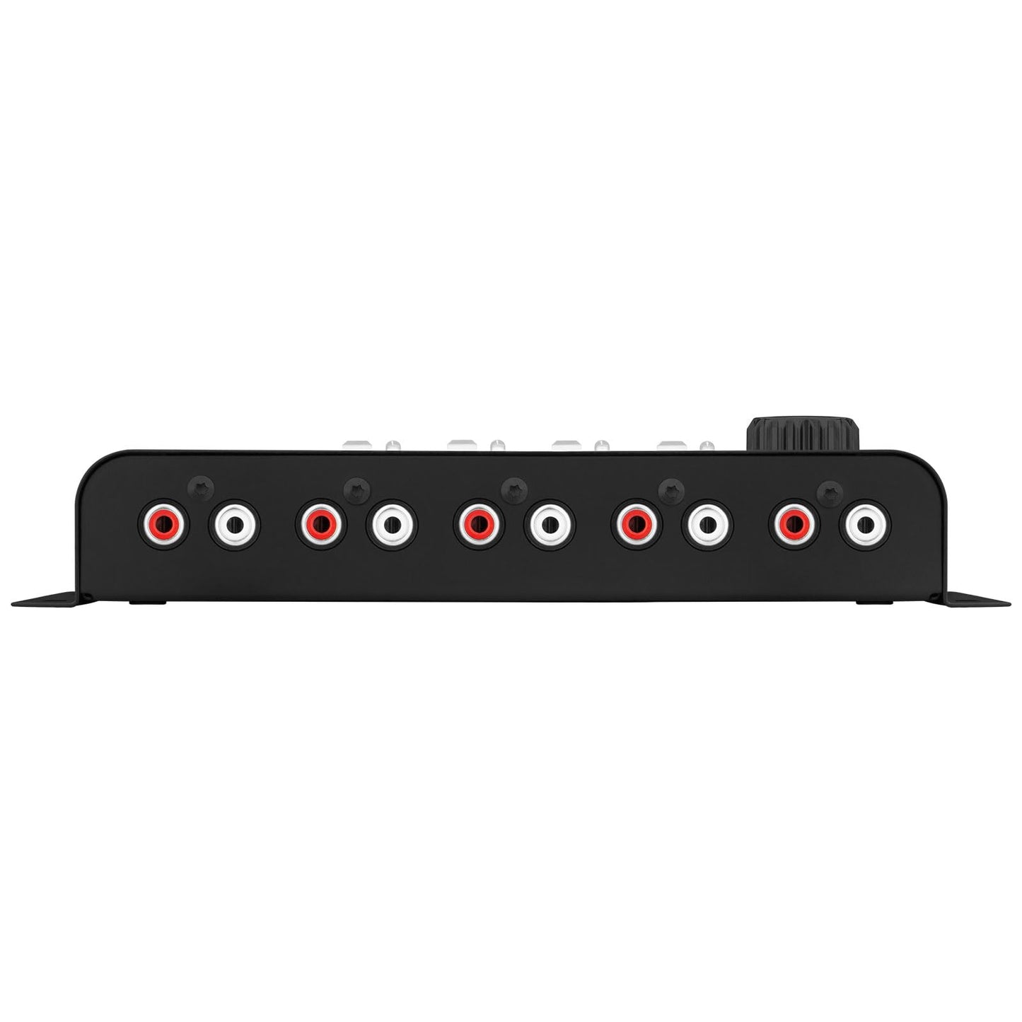 Taramps Pro 2.4D Dynamic Peak DSP Crossover Procesador y ecualizador de audio de coche de señal digital completa, entrada RCA y de alto nivel, salida de 4 canales, entrada de 5 bandas, Eq 12