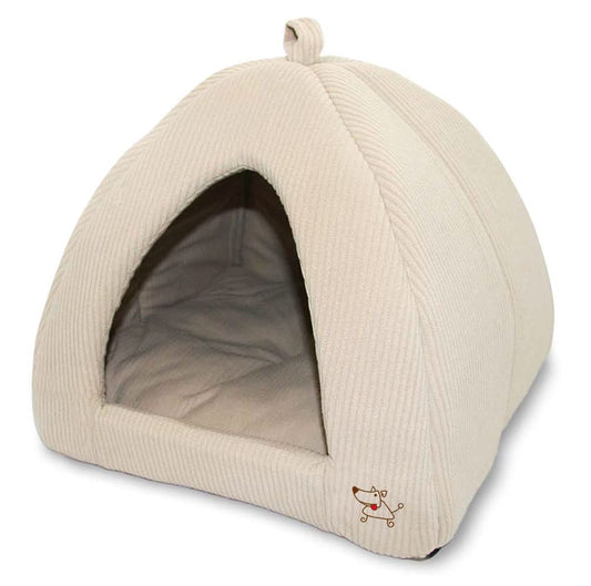 Best Pet Supplies - Carpa para mascotas, cama blanda para perros y gatos, extra grande, de pana, color beige