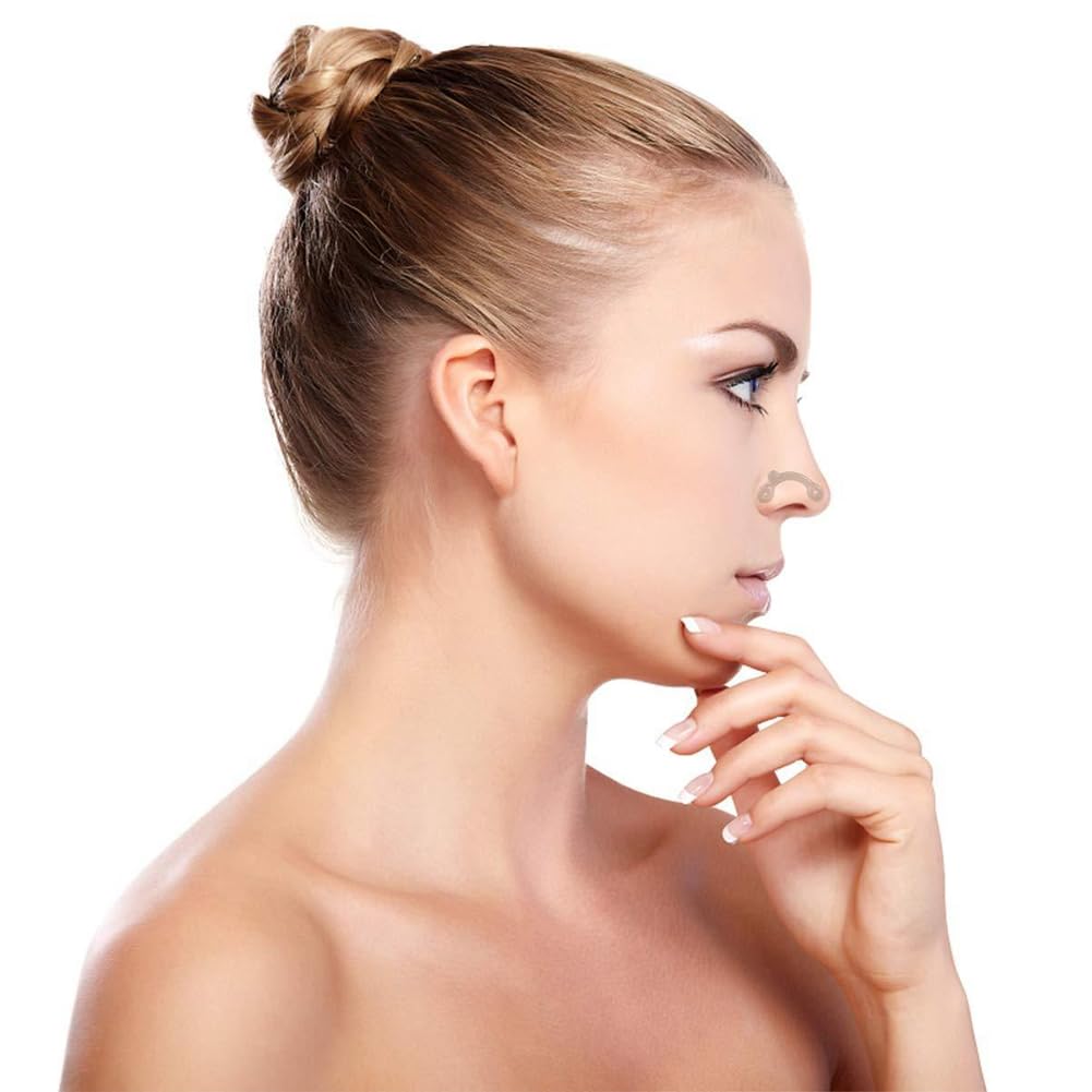 9 pares de moldeadores para levantar la nariz,3 herramientas auxiliares,3 pinzas para la nariz,Clip moldeador la nariz,Nose Up Lifting Shaper Clip,Nariz Levante Corrector de Herramientas de Belleza