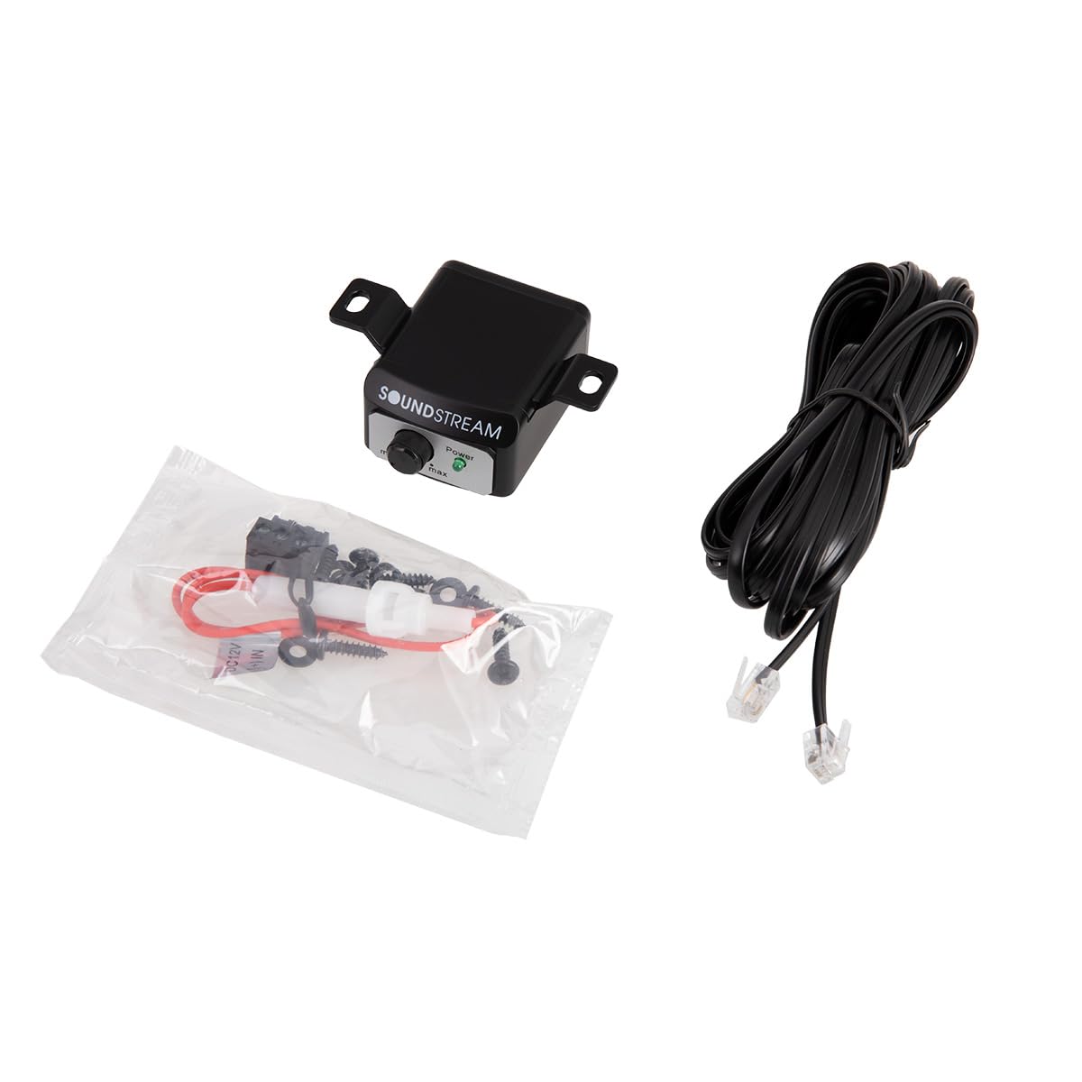 Procesador de Restauración de Graves SoundStream BX-10X Negro con Ecualizador Paramétrico para Audio de Coche