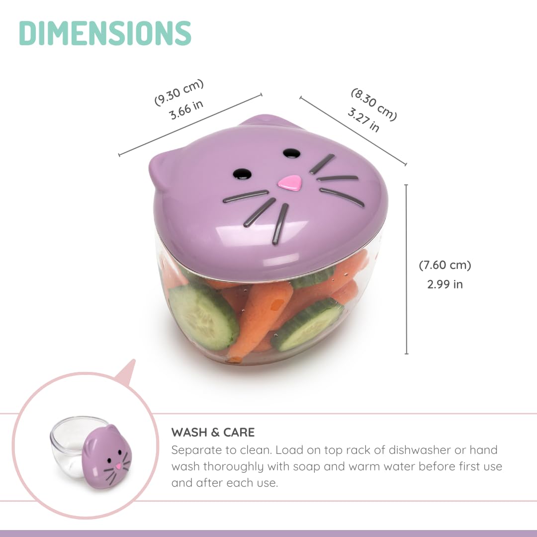 Melii Recipiente para aperitivos de animales (gato) 232 ml