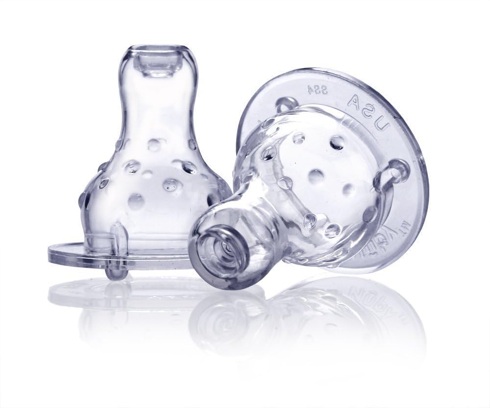 Pezones de Silicona Antigoteo Vari-Flo 6-Pack Nuby Standard Neck