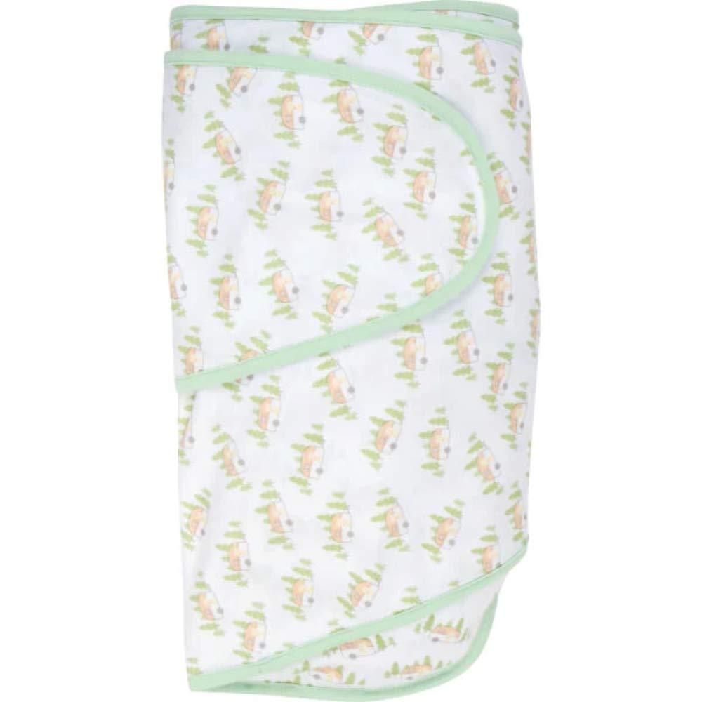 Miracle - Manta para Envolver – Ayuda a tu recién Nacido a Dormir más Tiempo, Saco de Dormir Suave y Seguro para bebés, Manta de Envolver fácil de Usar para un bebé Tranquilo (Chevron Rosa y Gris)