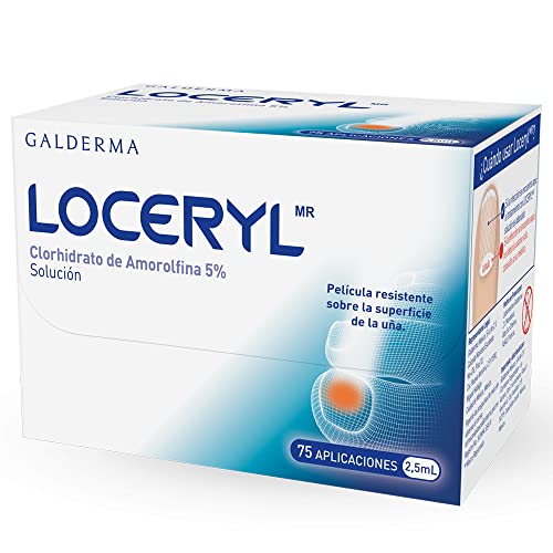 LOCERYL Laca Uñas Tratamiento Onicomicosis 2,5ml - Eficaz contra Hongos, Dermatofitos y Levaduras