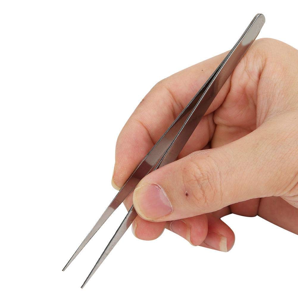 Juego de Pinzas de Acero Inoxidable Pinzas de Precisión Antiestáticas para Joyería y Electrónica