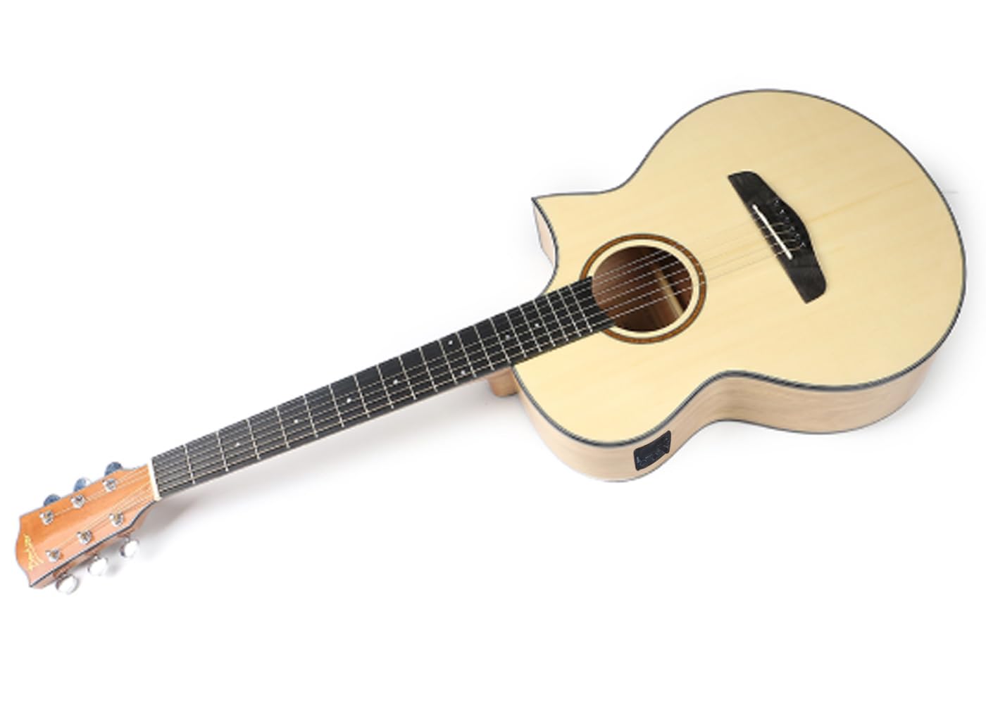 Deviser Guitarra Electroacústica L-610 Con funda, Alta Calidad