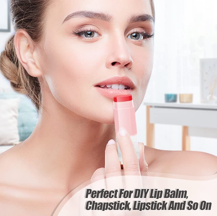 Tubos de Bálsamo Labial Empty Blanco con Tapas para Labial Casero 100pcs 5ml