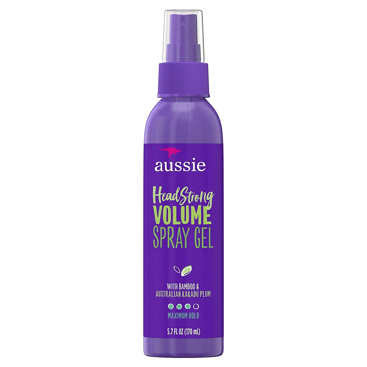 Aussie, Spray Gel, with Bamboo & Kakadu Plum, Headstrong Volume, 5.7 fl oz, Triple Pack
