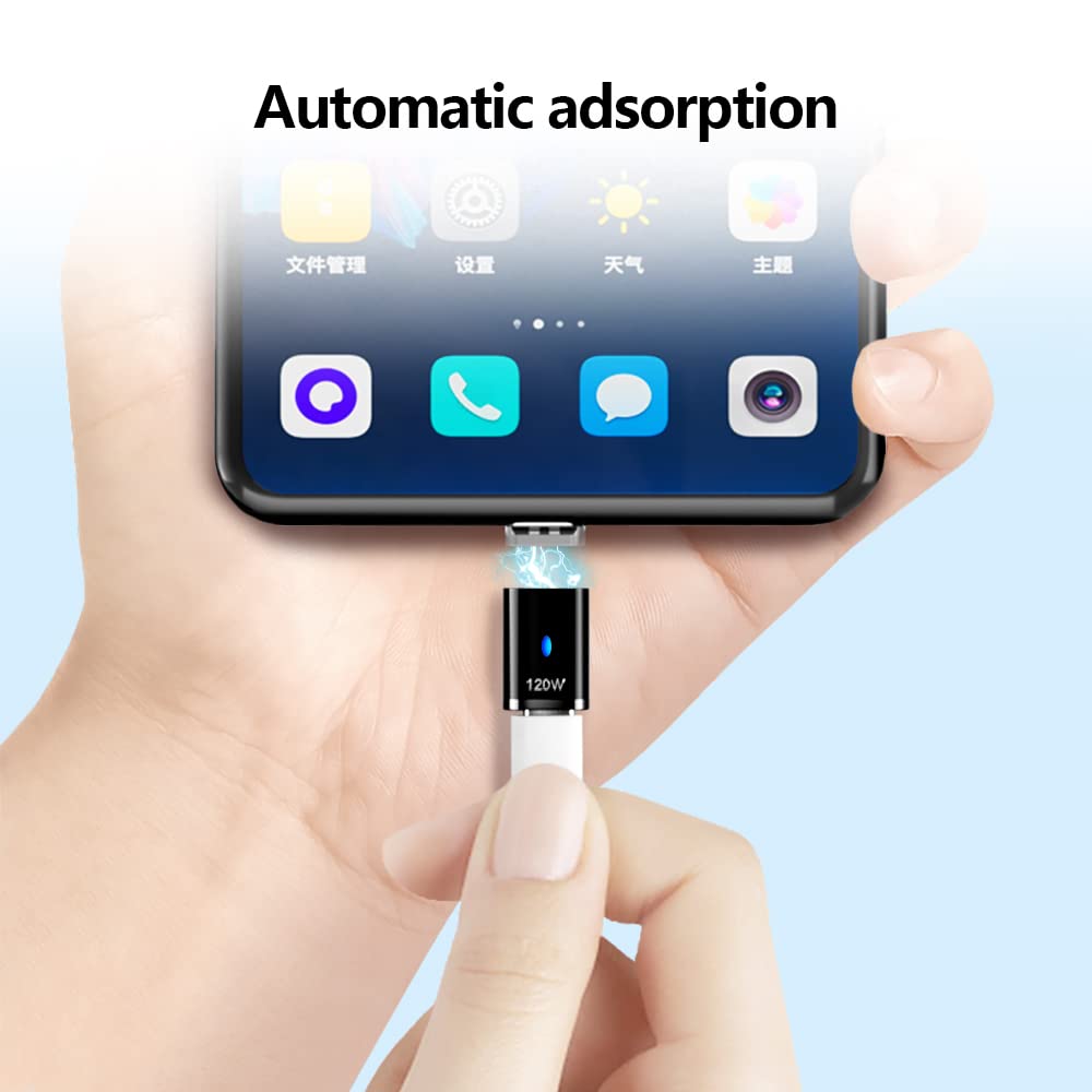 Adaptador Magnético USB C SHEEAST Plata 120 W Paquete de 3 Unidades Compatible con MacBook Pro/Air iPad Pro