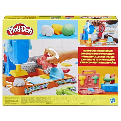 Juguetes Creativos Play-Doh Banco de Herramientas Multicolor con Accesorios para Niños y Niñas