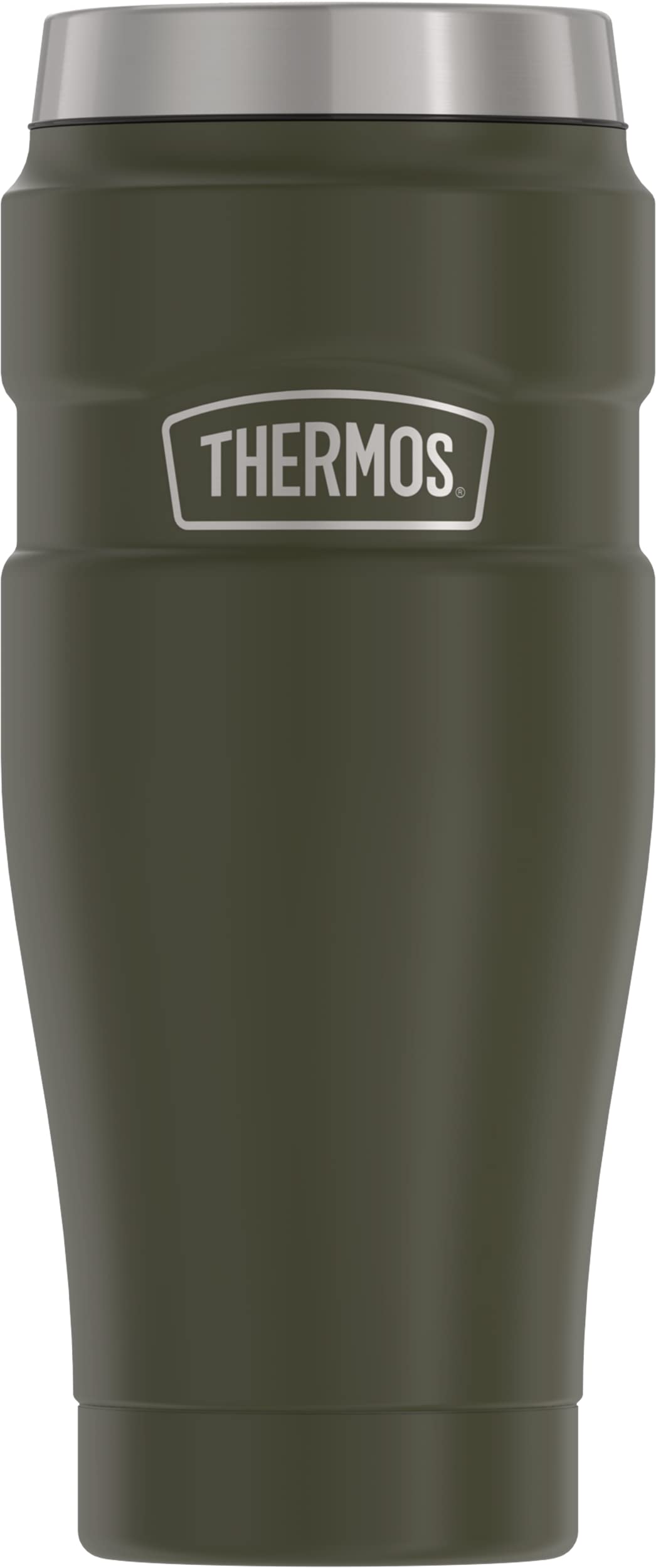 Vaso de Viaje Thermos King Acero Inoxidable 16 Onzas Verde Army