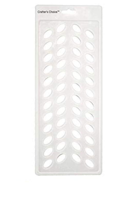 Bandeja de Relleno de Tubos de Bálsamo Labial Crafter's Choice Ovalada Silicone 3002