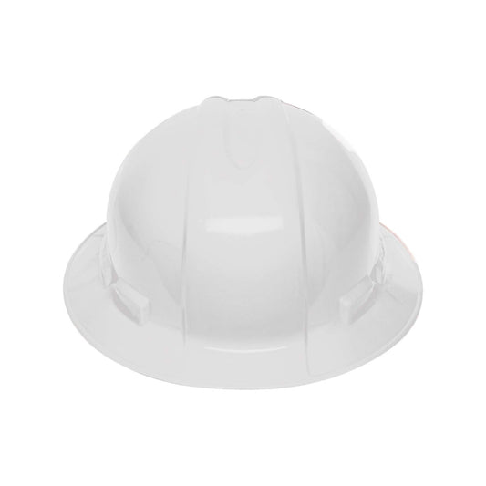Casco de Seguridad Truper Blanco ala Ancha Ajuste de Matraca Diseño Cómodo y Ligero