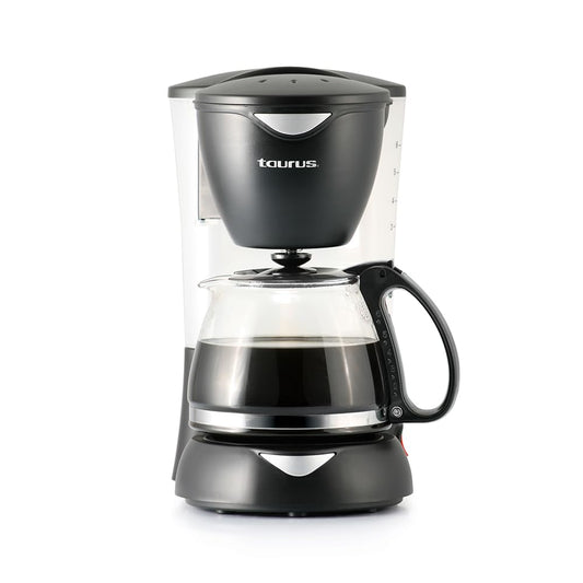 Cafetera de Goteo Taurus Coffee Max 6 Tazas con Filtro Permanente y Jarra de Vidrio