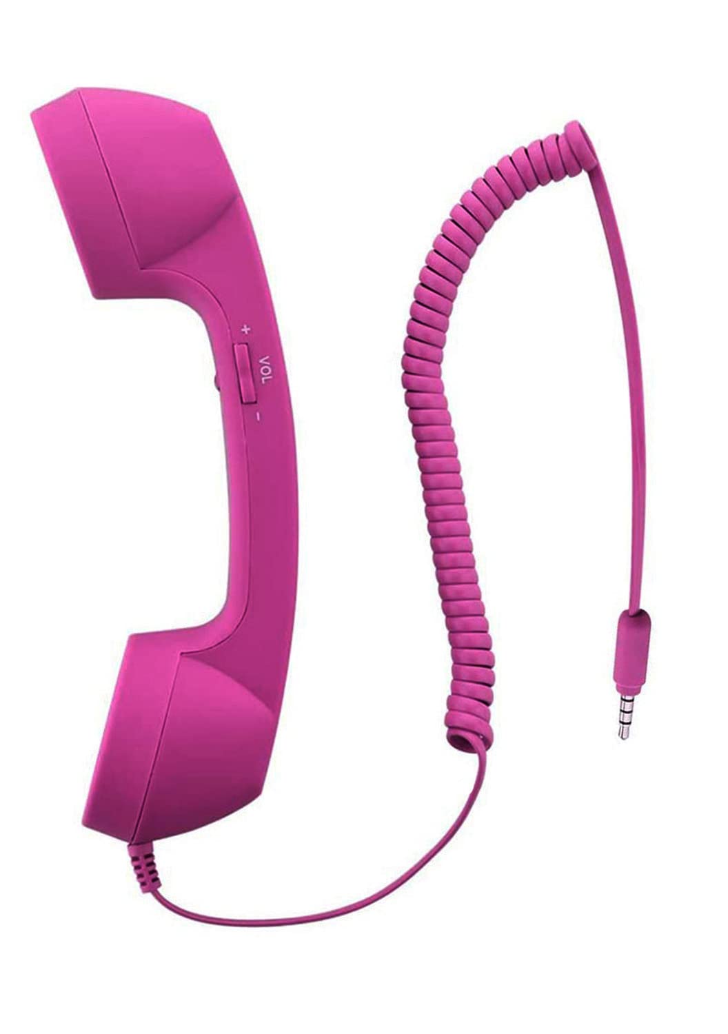 Altavoz Retro YTYKINOY Rosa Intenso para Teléfono Celular y Smartphone
