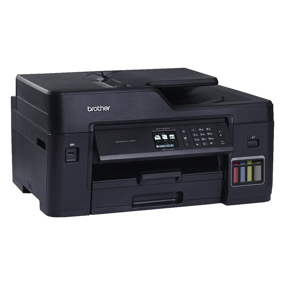Brother Multifuncional MFC-T4500DW - 35 ppm Negro - 27 ppm Color - 1200x4800dpi - Wi-Fi - USB 2.0 - Ethernet - Dúplex - Negro
