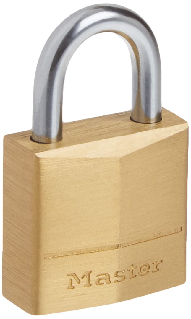 Candado Master Lock Latón Macizo 3/4 Pulgadas Llaves Iguales Paquete de 4