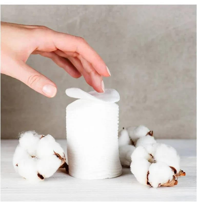 Almohadillas Faciales Protec Glicerina Algodón Suave para Limpieza y Desmaquillado 400 Piezas