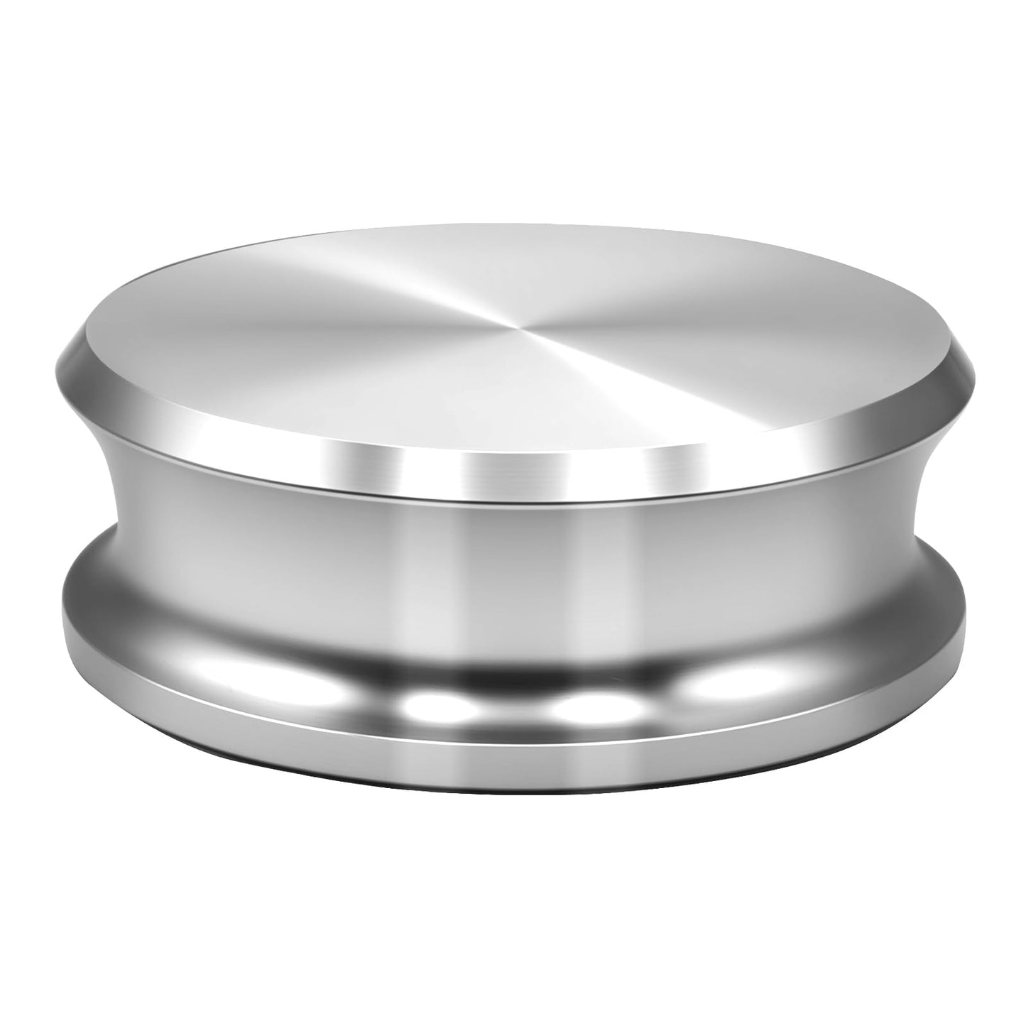 Pancosmy - Estabilizador de peso de registro de 312 g, plata, soporte giratorio de perfil bajo, para reproductor de discos con base suave, se adapta debajo de la cubierta del polvo del tocadisco