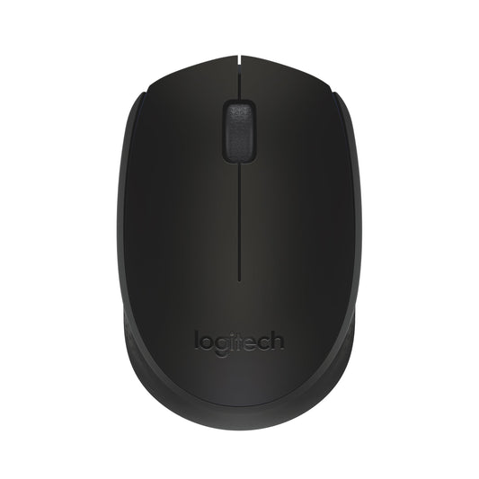 Logitech M170 Mouse Inalámbrico, con tecnología 2,4 GHZ, batería de hasta 12 Meses con modo ahorro, Receptor USB, Cursor y Desplazamiento Preciso, Compatible con Windows, Mac y Chrome - Negro