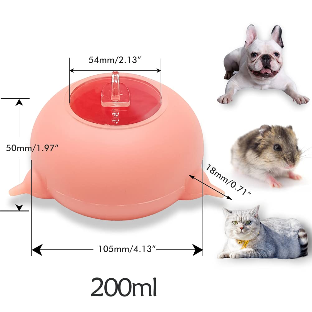 Cuencos para Cachorros, Alimentador de Leche de Silicona para Pezones Estación de Lactancia para Múltiples Gatitos Conejos