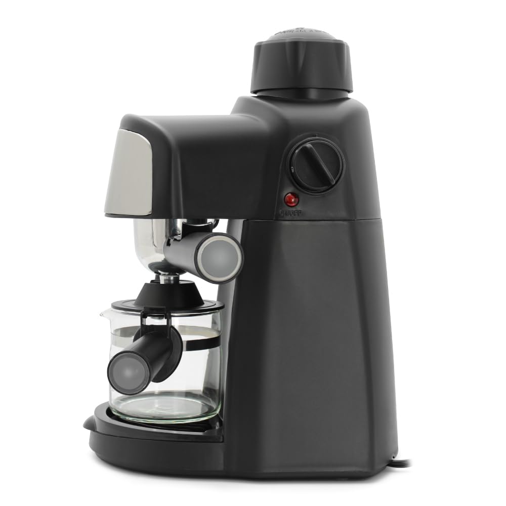 Cafetera Taurus Viena Negra con Espumador de Leche y Jarra de Vidrio 240 ml
