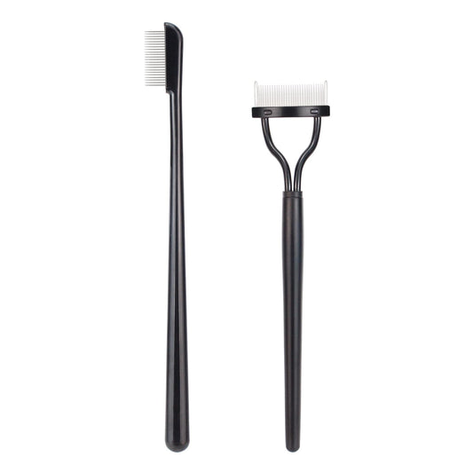 (#02 Eyelash Com) Kit profesional de lifting de pestañas con rizador de pestañas, juego de pinceles para cejas, separador de pestañas, cepillo de rímel