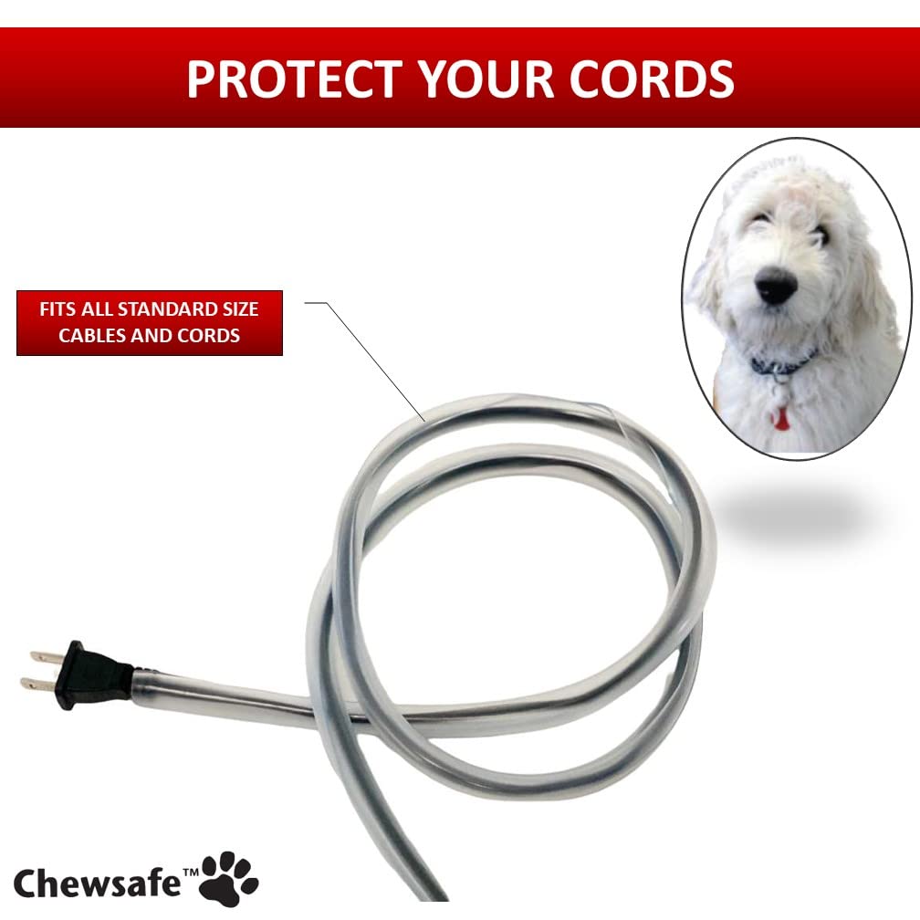 Chewsafe Cord Cover Discourages Pets That Chew