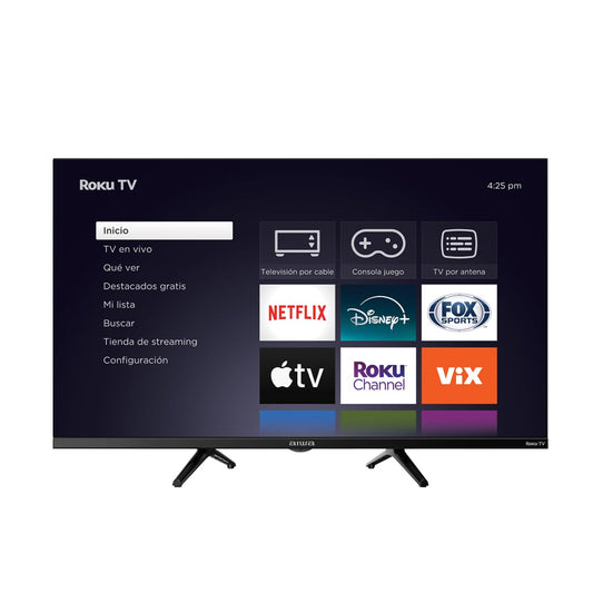 AIWA Televisión Pantalla 32 Pulgadas Roku TV HD Negro, Mod. AW32B4SMRK