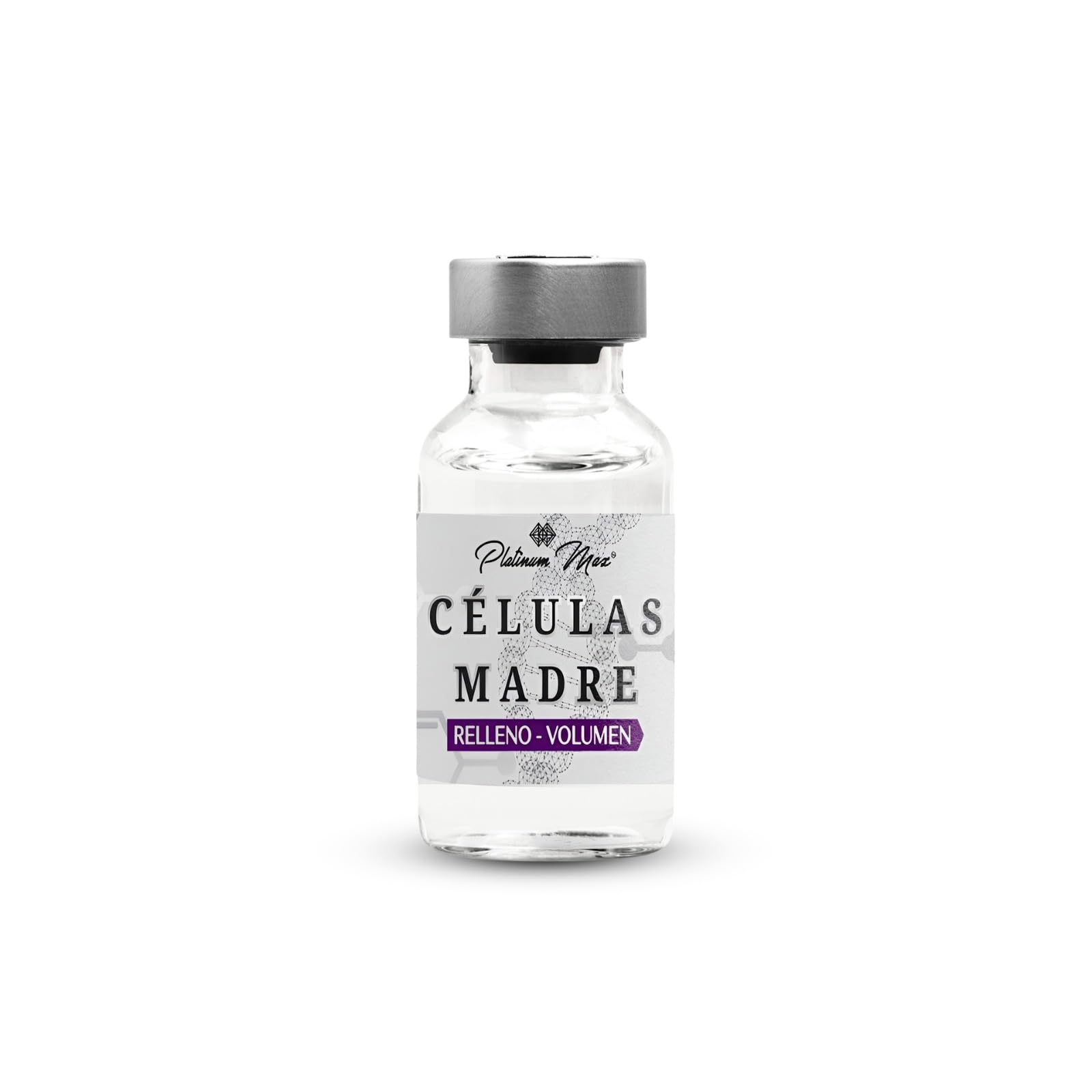 Células Madre | PLATINUMMAX (Regenera, Repara, Uniforma, Tonifica, Hidratación Profunda) 3 Viales de 10 Ml c/u
