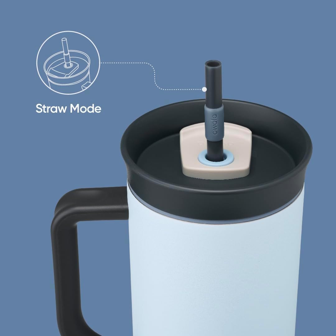 Vaso de Viaje Owala Azul Triple Capa Aislada 40 oz
