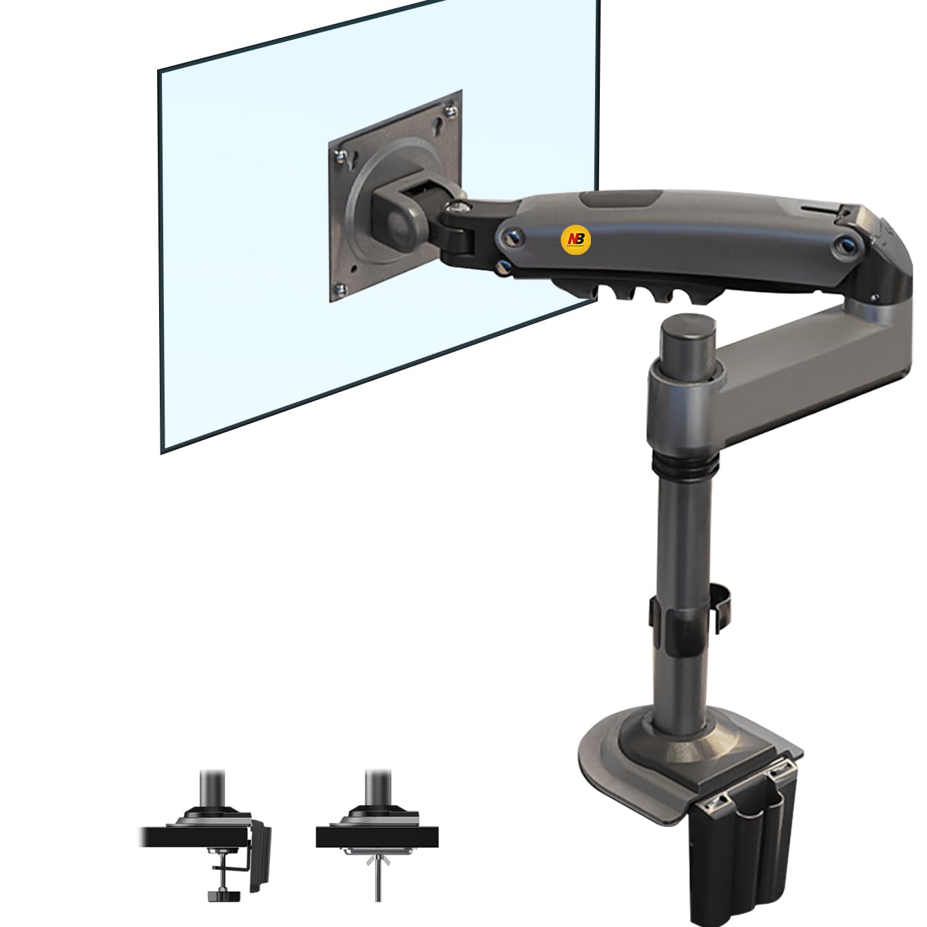 Soporte de Computadora NB North Bayou Giratorio Ultra Ancho para Monitor H100