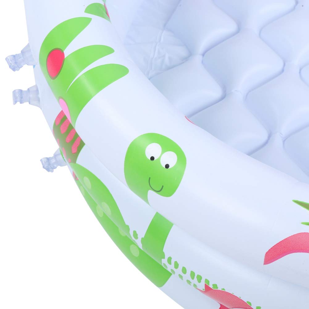 Bañera Inflable para Bebés, Piscina para Bebés, Redondo Impresión Dinosaurio Mini Piscina Piscina Infantil para Niños Piscina de Bomba Pequeña para Bebés para Baño, Sala de Estar