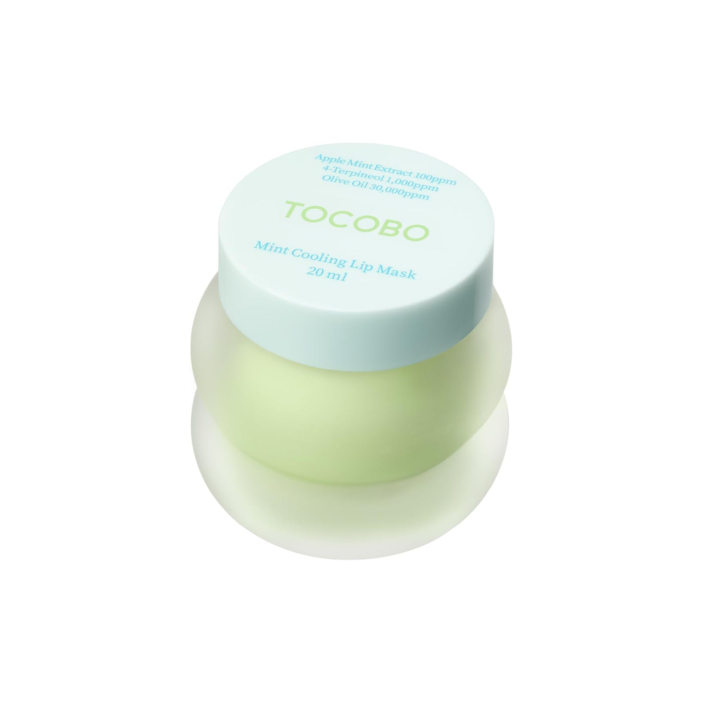 TOCOBO Mint Lip Mask 20 ml Mascarilla de Labios Hidratante, Refrescante y Reparadora