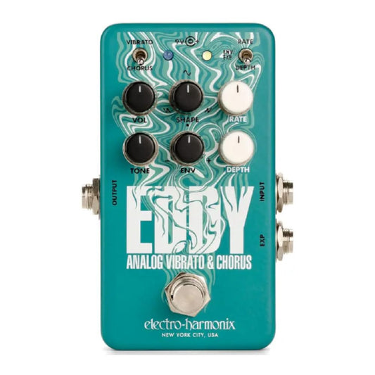 Pedal de Efecto Vibrato Chorus Electro-Harmonix EHX Eddy para Guitarra