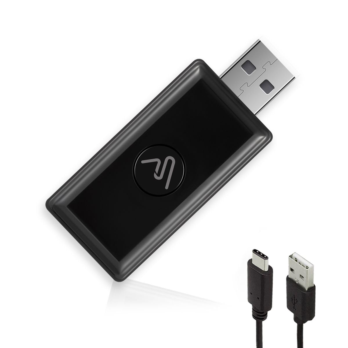 Adaptador Inalámbrico Carplay Micro Edición Negro Mate Compatible con Coches 2015 o Más Nuevos