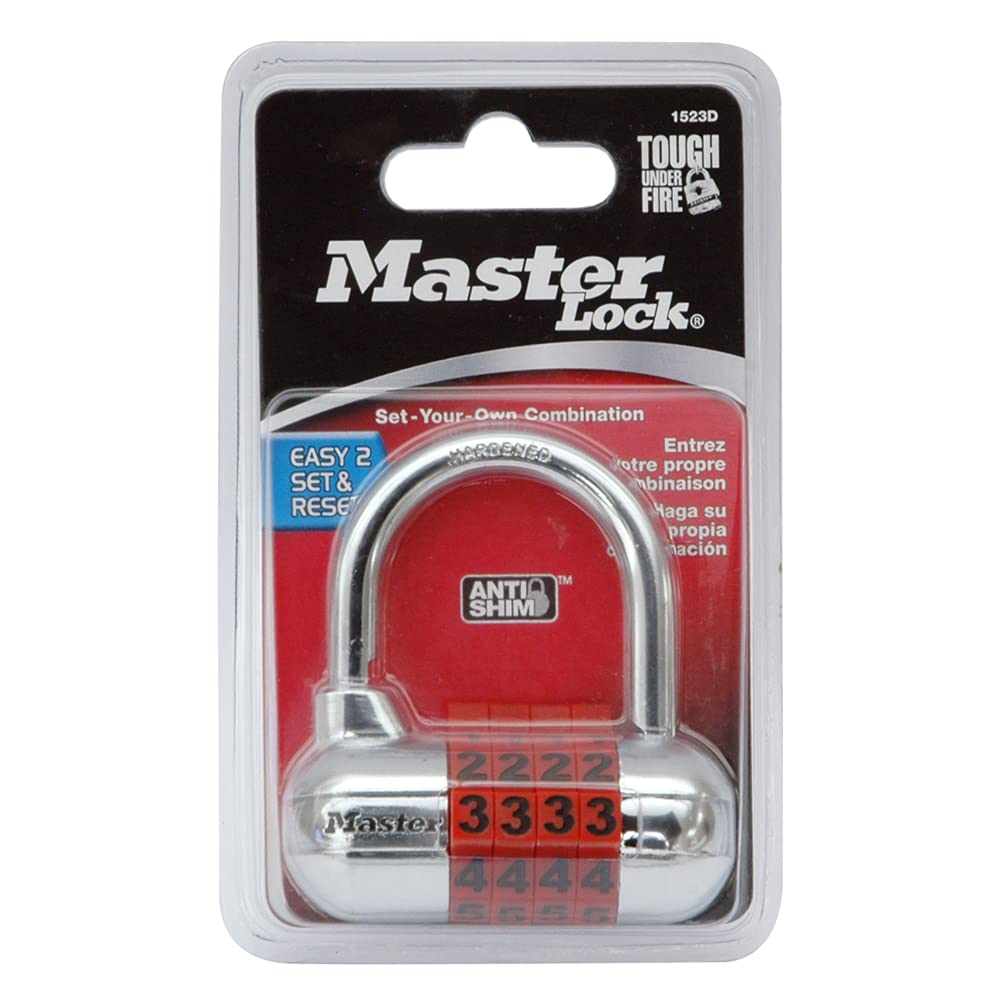 Candado con Combinación Personalizable Master Lock 1523D, Color Variable