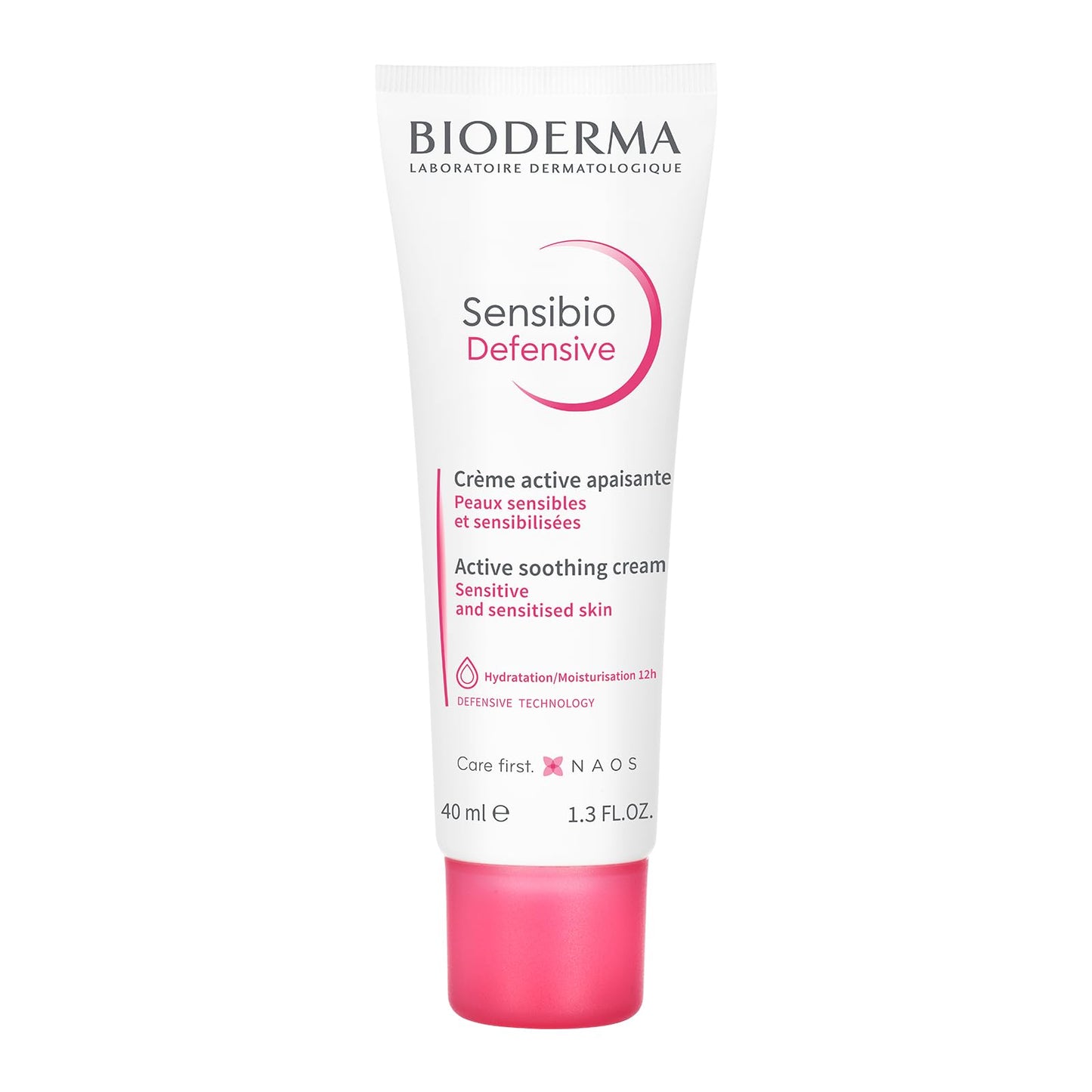 BIODERMA, Crema Facial Hidratante, Sensibio Defensive, Fortalece la Barrera Cutánea, para Piel Sensible, 40 ml