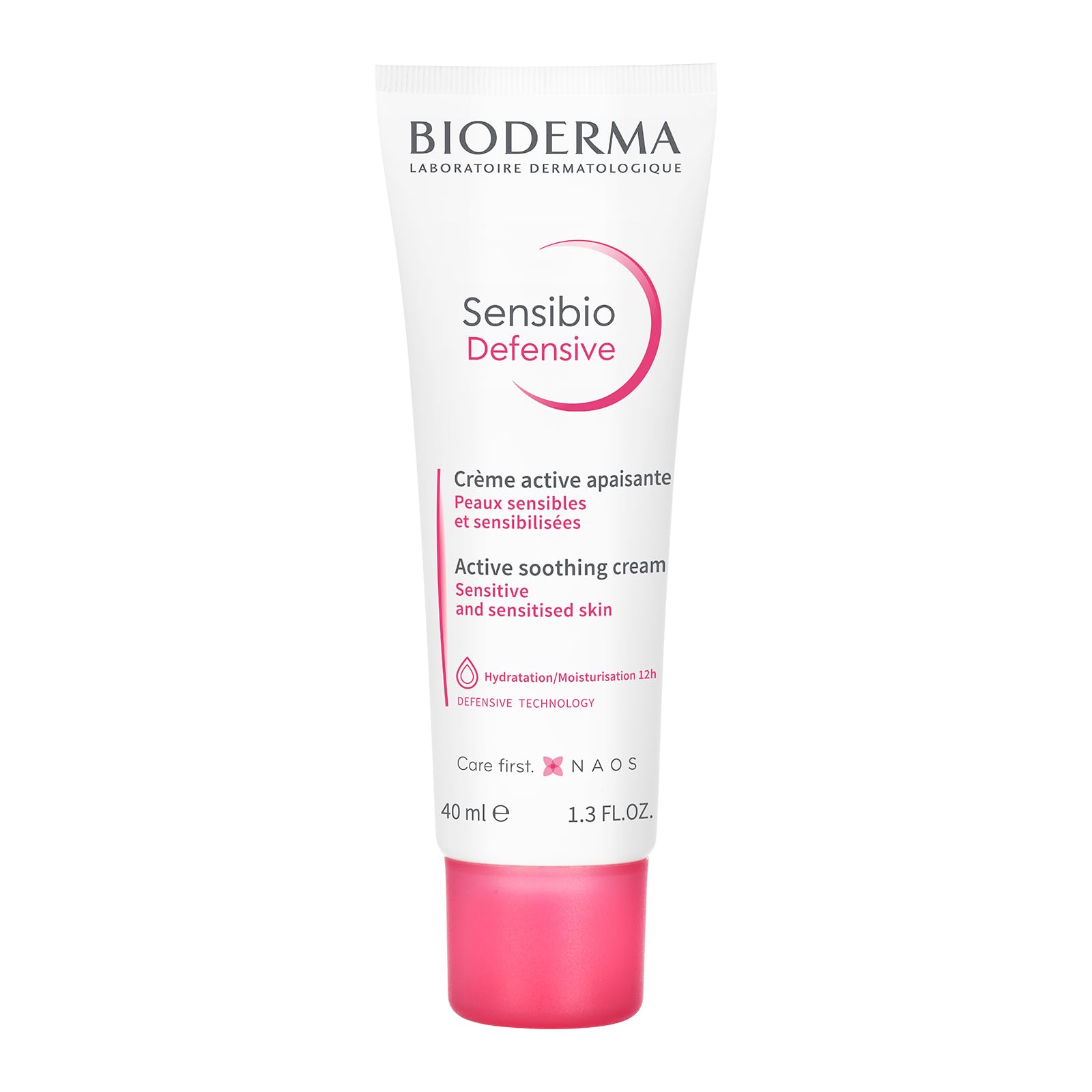 BIODERMA, Crema Facial Hidratante, Sensibio Defensive, Fortalece la Barrera Cutánea, para Piel Sensible, 40 ml