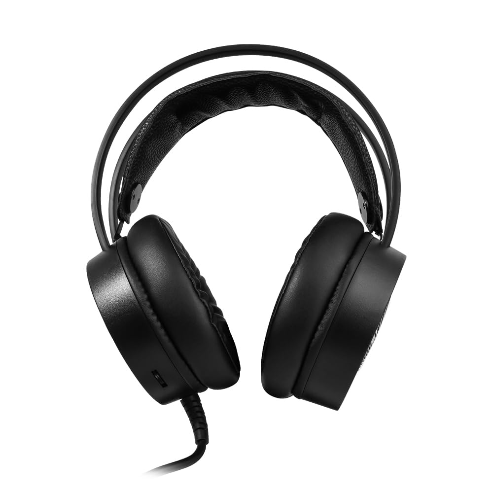 Diadema Jugador Vorago HS-502 Negro RGB 50 Mm