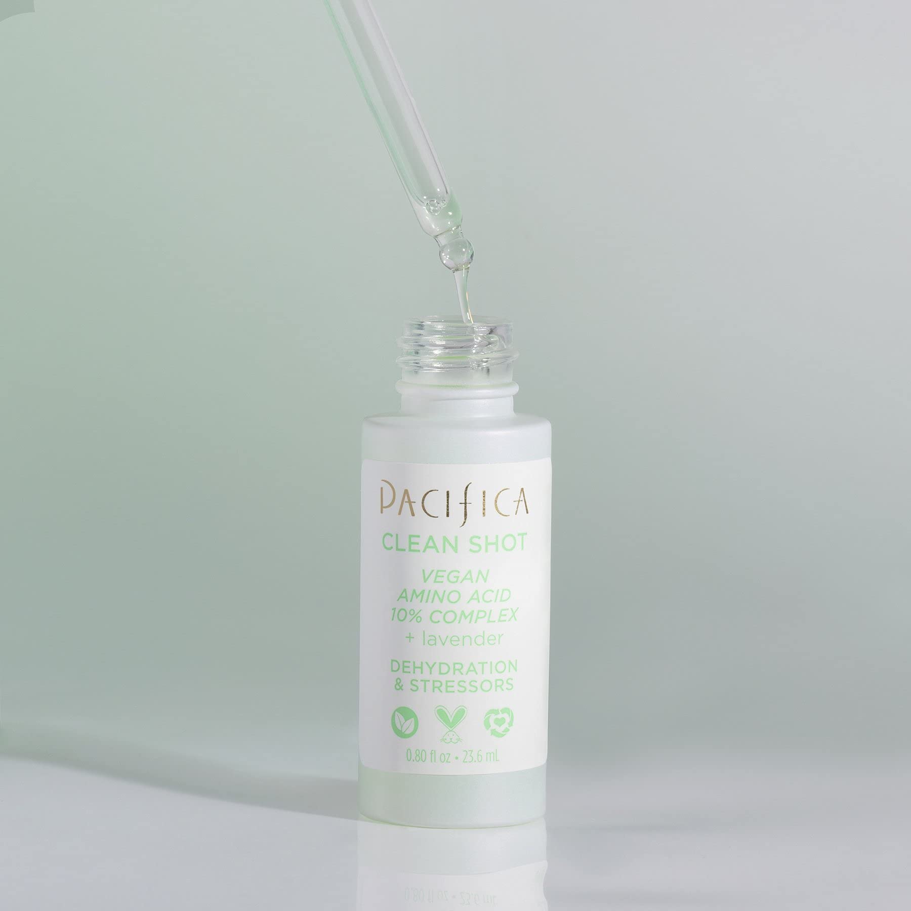 Pacifica Clean Shot Vegano Aminoácido 10% complejo Unisex 8 oz