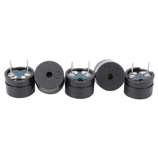 Hilitand 50 Piezas zumbador pasivo electromagnético de Alta sensibilidad CA 2 kHz 3 V 5 V 9 V 12 V zumbador 16 ohmios