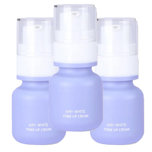 Crema Aclaradora Tonificante Airy White, Repara y Reduce Arrugas, Aclara la Piel y Deja un Rostro Radiante (3 unidades)