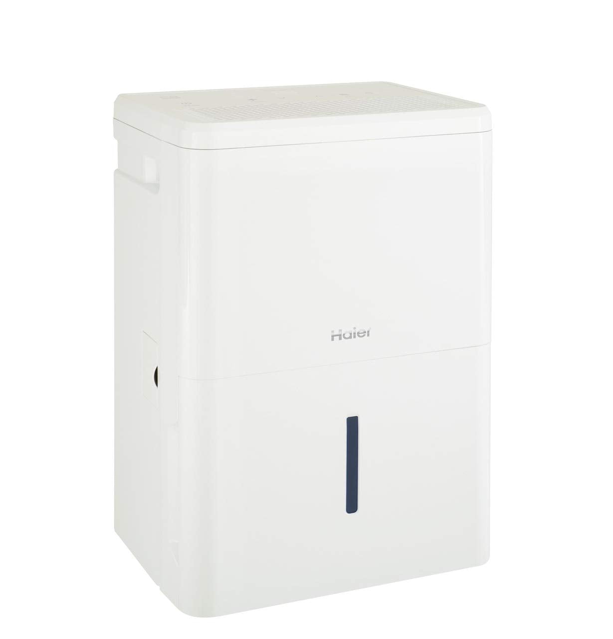Haier Deshumidificador portátil de 35 pintas, perfecto para recámara, sótano y cochera, para zonas de alta humedad o muy húmedas, alarma de cubeta aspiradora, alerta de filtro limpio y controles