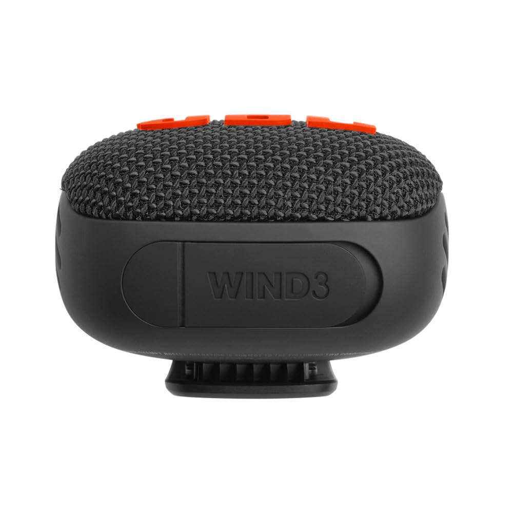 JBL Wind 3 FM - Altavoz de manubrio Bluetooth (negro/naranja)