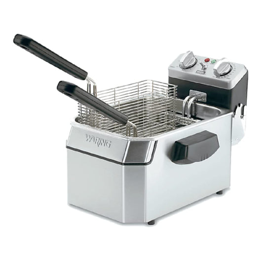 Freidora Comercial Waring 10 Libras cestas de Freír 1800 W 120 V Enchufe 5-15